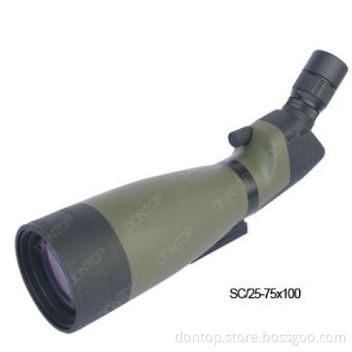 High Quality 25-75X100 Waterproof Spotting Scope (SCA/ 25-75X100)